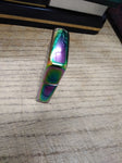 2005 Zippo Lighter Spectrum Finish Harley Davidson EST 1903 Flaming Shield Nice!