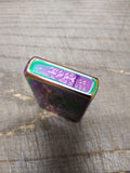 2005 Zippo Lighter Spectrum Finish Harley Davidson EST 1903 Flaming Shield Nice!