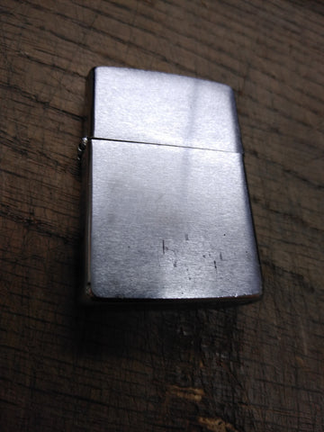 Vtg 1991 Zippo Cigarette Lighter Brushed Chrome Made In The USA!