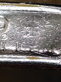 Vtg 1991 Zippo Cigarette Lighter Brushed Chrome Made In The USA!