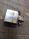 Vtg 1991 Zippo Cigarette Lighter Brushed Chrome Made In The USA!