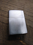Vtg 1977 Zippo Cigarette Lighter Brushed Chrome Repair Lot Made In The USA!