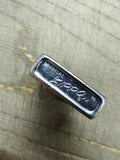Vtg 1977 Zippo Cigarette Lighter Brushed Chrome Repair Lot Made In The USA!