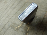 Vtg 1977 Zippo Cigarette Lighter Brushed Chrome Repair Lot Made In The USA!