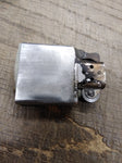 Vtg 1977 Zippo Cigarette Lighter Brushed Chrome Repair Lot Made In The USA!