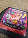 Vtg Sega Genesis Code Masters Video Game Cartridge Cosmic Spacehead Not Tested