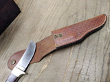 Vtg Case XX Stainless Kiowa R703 SSP Fixed Blade Knife Orig Sheath Parts Repair