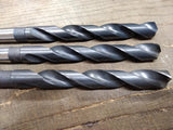 Precision Twist Drill High Speed Steel Drill Bit Lot 3/4" Tapered #2 Shank w/Box
