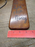 Vtg 1965 Penn State Sorority House Wood Paddle To Syble From Nancy Good Shape!