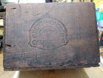Vtg Del Monte Wooden 25 Lbs Fancy Peach Fruit Crate 9.5" x 15.5" California USA!