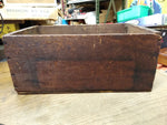Vtg Del Monte Wooden 25 Lbs Fancy Peach Fruit Crate 9.5" x 15.5" California USA!