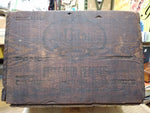 Vtg Del Monte Wooden 25 Lbs Fancy Peach Fruit Crate 9.5" x 15.5" California USA!