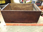 Vtg Del Monte Wooden 25 Lbs Fancy Peach Fruit Crate 9.5" x 15.5" California USA!