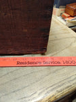 Vtg Del Monte Wooden 25 Lbs Fancy Peach Fruit Crate 9.5" x 15.5" California USA!