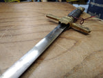 Vtg Knights Of Golden Circle? Fraternal Organization Ceremonial Sword w/Scabbard