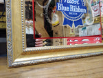 Vtg 2004 Pabst Brewing 160th Anniversary Fancy Framed Mirror Sign 18.5" x 18.5"