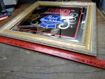 Vtg 2004 Pabst Brewing 160th Anniversary Fancy Framed Mirror Sign 18.5" x 18.5"