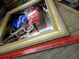 Vtg 2004 Pabst Brewing 160th Anniversary Fancy Framed Mirror Sign 18.5" x 18.5"