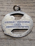 Vtg Gradall Warner & Swasey Co Marks Tractor and Equipment Co Watch Key Fob