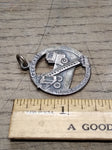 Vtg Gradall Warner & Swasey Co Marks Tractor and Equipment Co Watch Key Fob