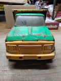 Vtg 1970's Tonka Dump Truck Pressed Steel Green Yellow Model# 13190
