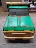 Vtg 1970's Tonka Dump Truck Pressed Steel Green Yellow Model# 13190