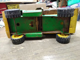 Vtg 1970's Tonka Dump Truck Pressed Steel Green Yellow Model# 13190