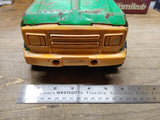 Vtg 1970's Tonka Dump Truck Pressed Steel Green Yellow Model# 13190