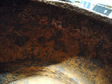 Vtg Primitive Heavy Cast Iron Tea Kettle Pot Swivel Lid Rustic Farmhouse