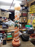 Vtg Empire? Christmas Holiday Outdoor Blow Mold Yard Decor Candle Lighted 36"+