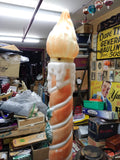 Vtg Empire? Christmas Holiday Outdoor Blow Mold Yard Decor Candle Lighted 36"+
