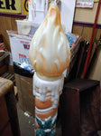 Vtg Empire? Christmas Holiday Outdoor Blow Mold Yard Decor Candle Lighted 36"+