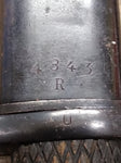 Vtg WW2 TOLEDO Spanish Mauser M1941 Bolo Bayonet Fighting Knife w/Scabbard