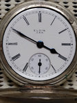 Vtg Antique 1900 Elgin Grade 208 Pocket Watch 18s 7J Good Balance Wheel Repair