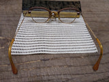 Vtg AO American Optical Art Deco Ladies 12K Gold Filled Cats Eye Glasses w/Case!