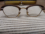 Vtg AO American Optical Art Deco Ladies 12K Gold Filled Cats Eye Glasses w/Case!