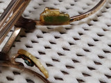 Vtg AO American Optical Art Deco Ladies 12K Gold Filled Cats Eye Glasses w/Case!