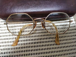 Vtg Art Craft 1/20 12K Gold Filled Octagonal Wire Frame Eye Glasses Good Shape!