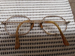 Vtg Art Craft 1/20 12K Gold Filled Octagonal Wire Frame Eye Glasses Good Shape!