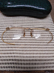 Vtg 1/10 12K Gold Filled Frameless Wire Eye Glasses Good Shape!
