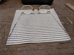 Vtg 1/10 12K Gold Filled Frameless Wire Eye Glasses Good Shape!