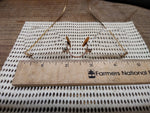 Vtg 1/10 12K Gold Filled Frameless Wire Eye Glasses Good Shape!