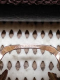 Vtg S/C 1/10 12K Gold Filled Half Frame Wire Rim Eye Glasses Good Shape!