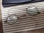 Vtg Antique Civil War Era Wire Oval Rim Eye Glasses w/Case Restoration Parts Lot