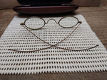 Vtg Antique Civil War Era Wire Oval Rim Eye Glasses in Good Shape!