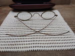 Vtg Antique Civil War Era Wire Oval Rim Eye Glasses in Good Shape!