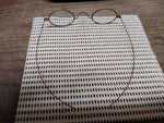 Vtg Antique Civil War Era Wire Oval Rim Eye Glasses in Good Shape!