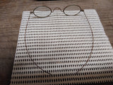Vtg Antique Civil War Era Wire Oval Rim Eye Glasses in Good Shape!