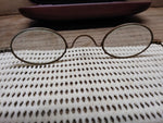 Vtg Antique Civil War Era Wire Oval Rim Eye Glasses in Good Shape!