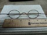 Vtg Antique Civil War Era Wire Oval Rim Eye Glasses in Good Shape!
